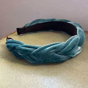 Puffy Braided Velvet Headband